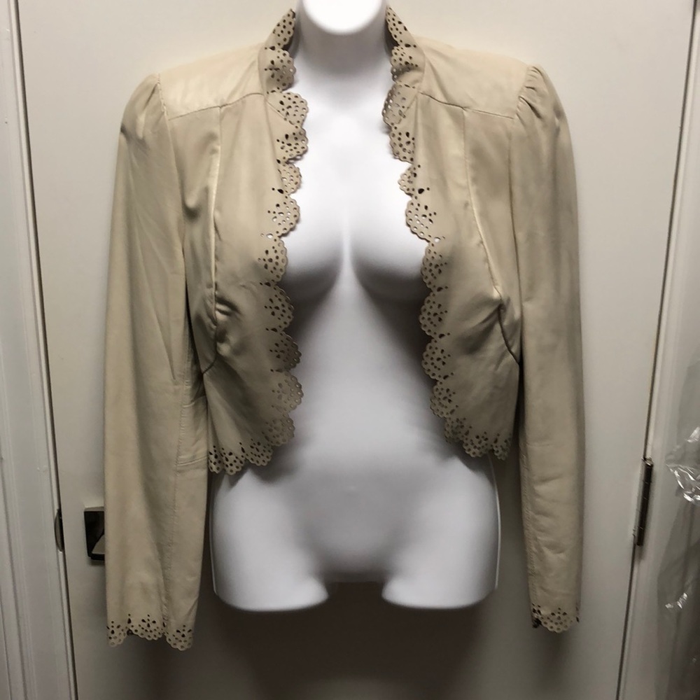 Bebe leather jacket